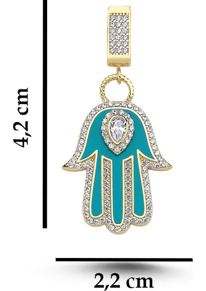 Mineli Fatma Ana Eli Altın Kolye Ucu AH12 fiyatları