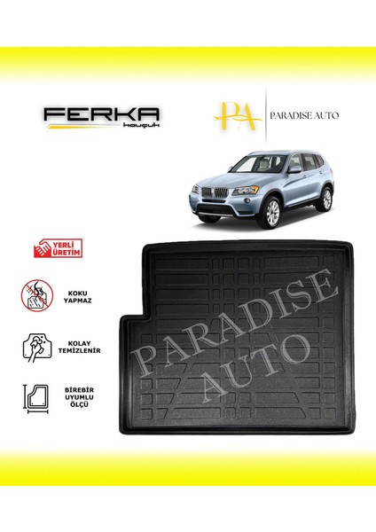 Bmw X3 Suv 4x4 2011-2018 Bagaj Havuzu