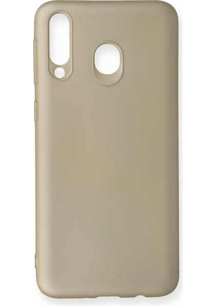 Samsung Galaxy M30 Kılıf First Silikon - Gold Ynsmr