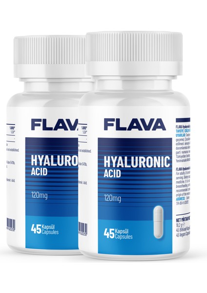 Hyaluronic Acid - 45 Kapsül x 2 Adet