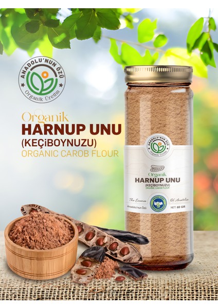 Organik Harnup (Keçiboynuzu) Unu ''60gr''