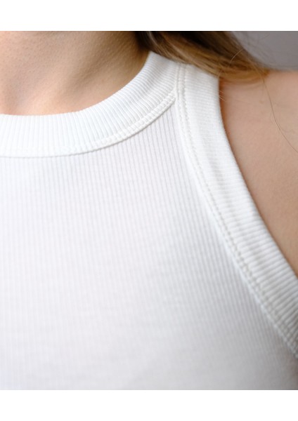 Halter Yaka Basic Fitilli Bayan Atlet