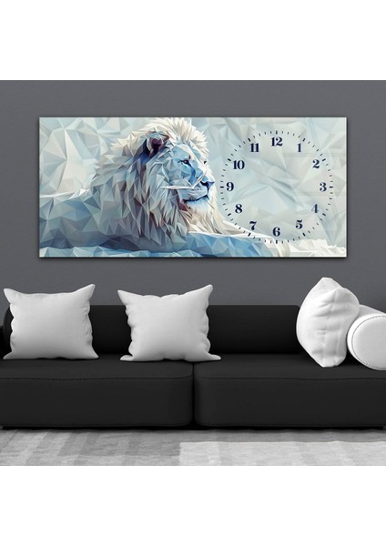 Yatay Saatli Yandan Sanat Temalı Cam Tablo YSYS329 fiyatları