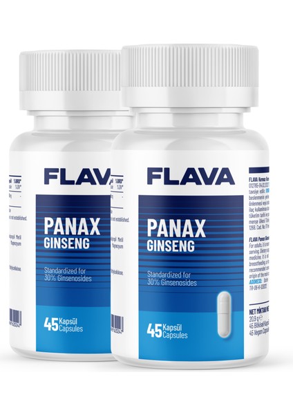 Panax Ginseng - 45 Kapsül x 2 Adet