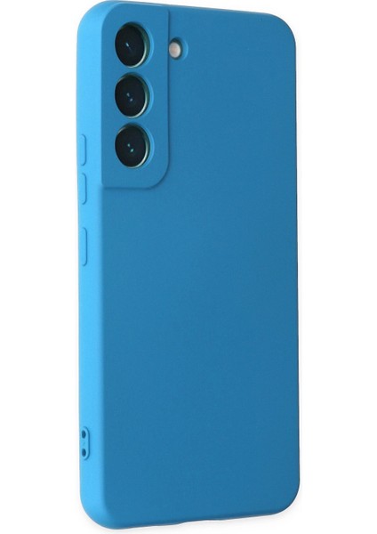 Samsung Galaxy S22 Plus Kılıf Nano Içi Kadife Silikon - Mavi Ynsmr fiyatları