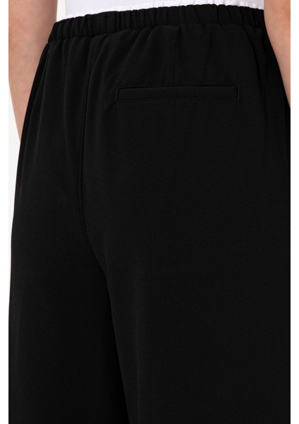 Kadın Siyah Pantolon (Kanvas-Chino) 50309118-VR046