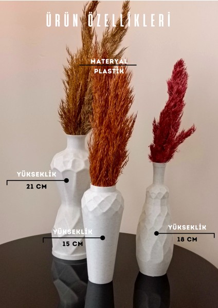 No 127 Vazo Dekoratif Vazo Dekoratif Obje (21-18-15 Cm) modelleri