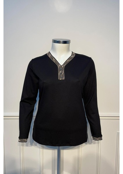 0002 Belgin Penye Bluz Yonca