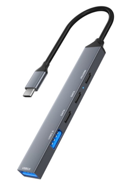 Data Star Datastar Type-C 5 In 1 Extender Çevirici Çoklayıcı
