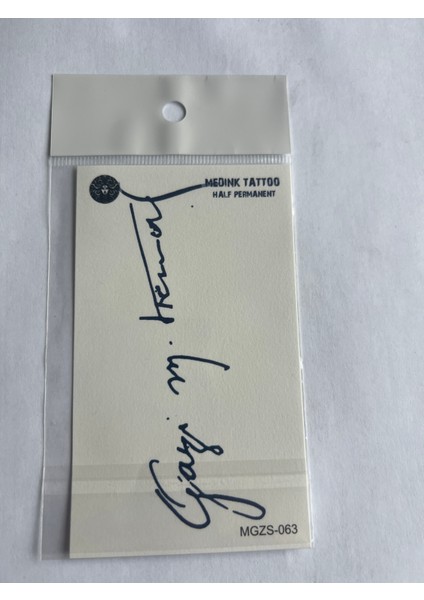 Heybet 4 Adet Minimal 11x8 cm 3 Hafta Kalıcı Yarı Kalıcı Geçici Dövme