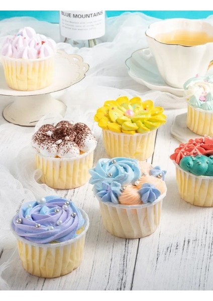 24 Parça Krema Duyu Seti Orta Boy Şanti Duyu Çelik Pasta Süsleme Duyu-Dolgusu fırsatları