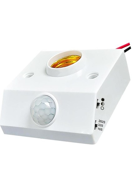 Ledx DY-102 Abs 360 Pır Hareket Sensörlü E27 Duy Aparatı