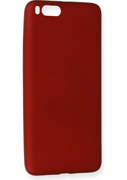 Xiaomi Mi Note 3 Kılıf First Silikon - Bordo Ynsmr