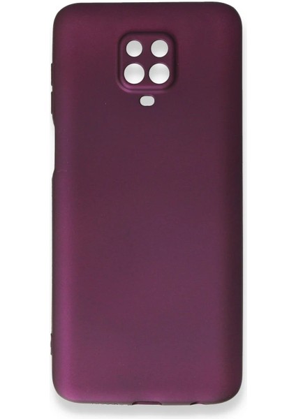 Xiaomi Redmi Note 9 Pro Kılıf First Silikon - Mürdüm Ynsmr
