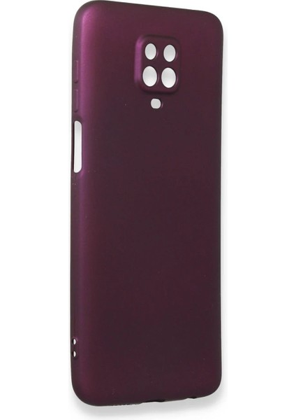 Xiaomi Redmi Note 9 Pro Kılıf First Silikon - Mürdüm Ynsmr