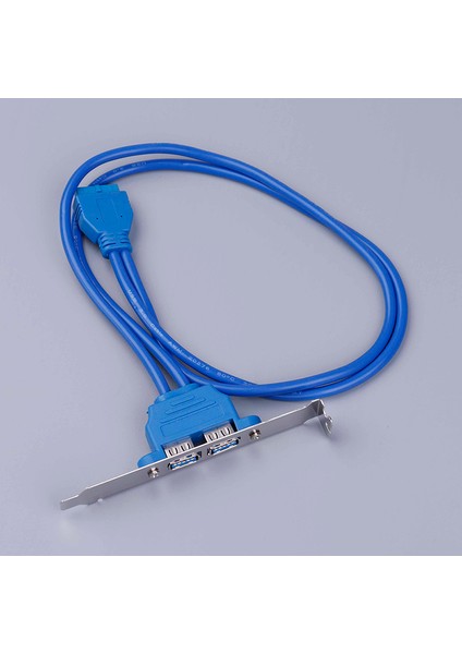 Bağlantı Noktası USB 3.0 Arka Panel Genişletme Braketi - 20 Pimli Başlık Kablosu Anakart (Yurt Dışından) modelleri