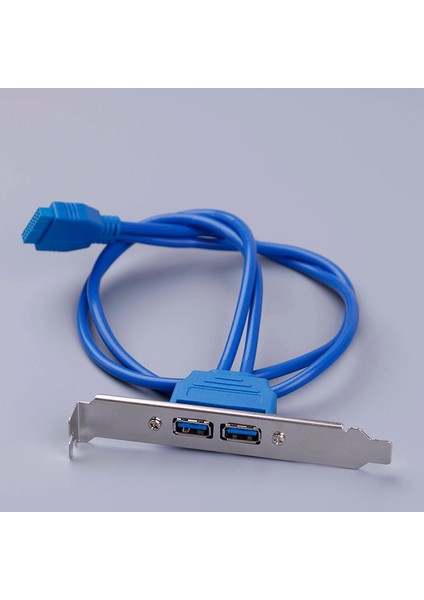 Bağlantı Noktası USB 3.0 Arka Panel Genişletme Braketi - 20 Pimli Başlık Kablosu Anakart (Yurt Dışından) fırsatları