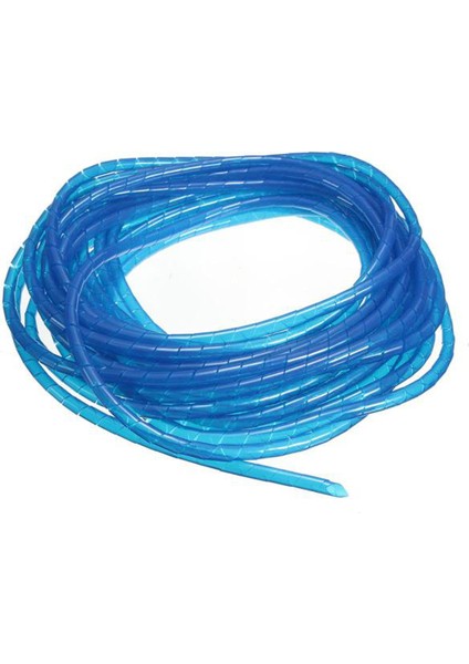 Geleneksel 10 Metre Spiral Boru Esnek Kablo Pc Ev Sineması Kablosu Tel Düzenleyici Sarma Yönetimi (Yurt Dışından)