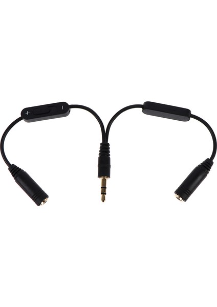 In 2 Out 3.5mm Erkek - Çift Mono 3.5mm Kadın Kulaklık Y Splitter Kablosu Fengshi (Yurt Dışından) fiyatları
