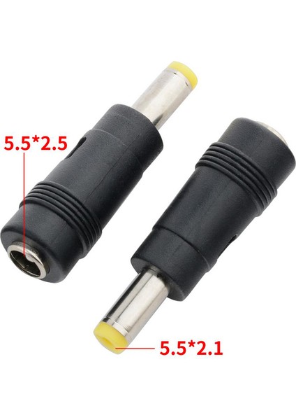 Adet 5.5x2.5mm Kadın 5.5x2.1mm Erkek Dc Güç Konektörü Adaptörü Dizüstü Bilgisayar (Yurt Dışından) fiyatları