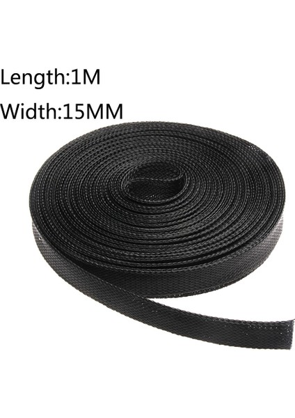Foot Koltuk 5m Genişletilebilir Sıkı Pet Koruma Kablosu Örgü Kılıfı Yalıtım Teli (Yurt Dışından)