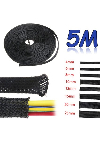 Foot Koltuk 5m Genişletilebilir Sıkı Pet Koruma Kablosu Örgü Kılıfı Yalıtım Teli (Yurt Dışından) fırsatları