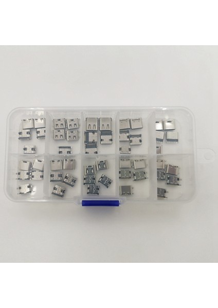 50 Adet/kutu 10 Model Samsung Telefon Mp3/4/5 Için Mikro USB Bağlantı Soketi (Yurt Dışından) modelleri