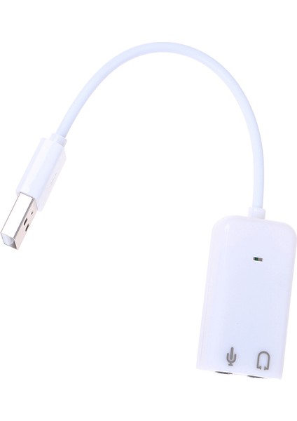 Harici USB Ses Ses Kartı Adaptörü 7.1 Kablolu Sanal Kanal 3.5mm Jing (Yurt Dışından) fırsatları