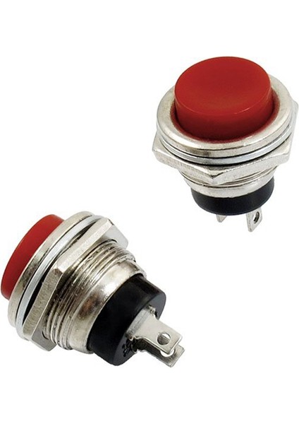 x Anlık Spst No Kırmızı Yuvarlak Başlıklı Basmalı Düğme Anahtarı Ac 125V 3A (Yurt Dışından) fiyatları