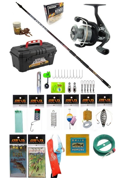 Okuma Revenger Rv-55 360CM 100-200GR Team Deniz ve Göl Kıyı Olta Takımı Seti