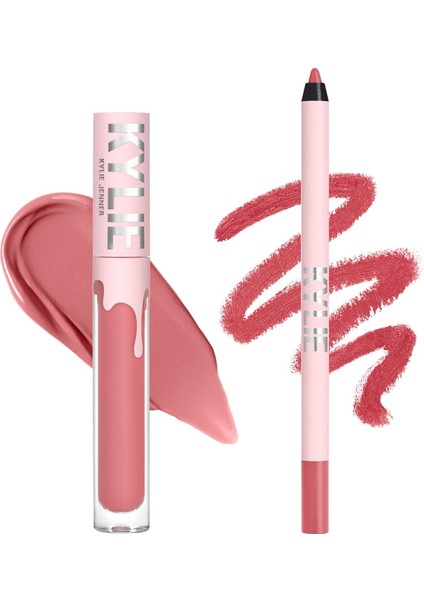 Dudak Kalemi ve Mat Likit Ruj Set 302 Snow Way Bae