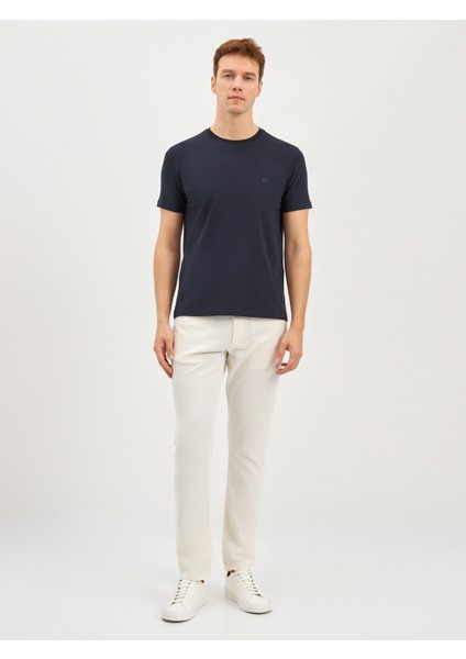 Erkek Modern Fıt Tişört-Lacivert indirimleri