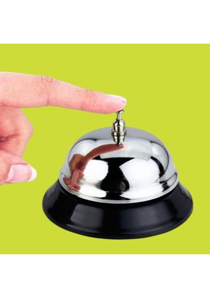 Pratikaı Masaüstü Dekoratif Otel Resepsiyon Görevli Çağırma Zili Çanı | Şık & Kullanışlı