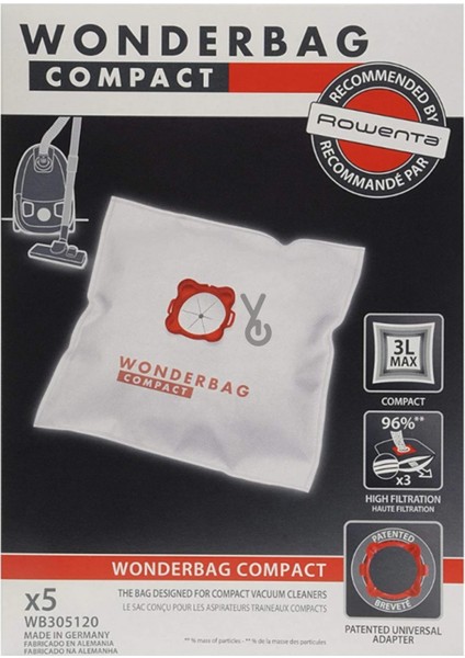 Rowenta Wonderbag Compact Toz Torbası WB305120