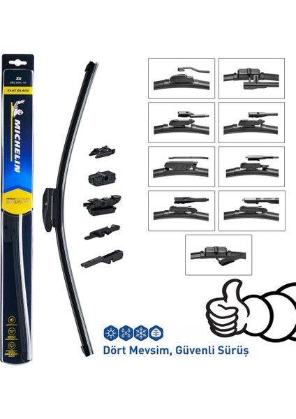 Multıfıt™ MC33887 35CM 1 Adet Universal Muz Tipi Silecek