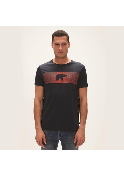 Fancy Erkek T-Shirt - Lacivert