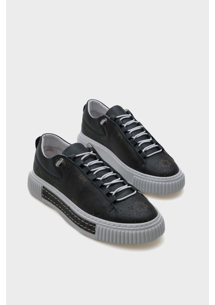 Haily Lazerli Deri Kadın Sneaker fiyatları