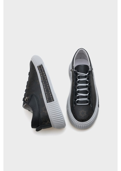 Haily Lazerli Deri Kadın Sneaker indirimleri