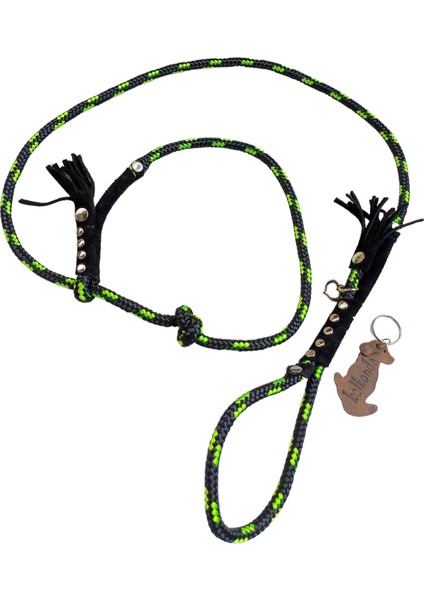 Köpek tasması Gezdirme kayışı Orta ırk Halat:6mm Uzunluk:120cm tasma: Ayarlamalı dog collar TB5-3
