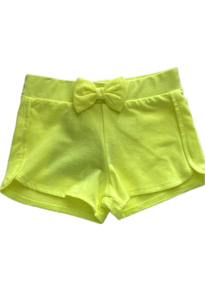 98451 Neon Sarı Şort