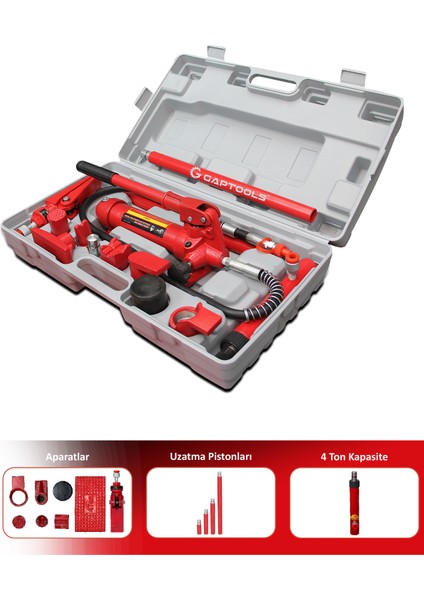 Oto Doğrultma Hidrolik 4 Ton Hidrolik GPT109