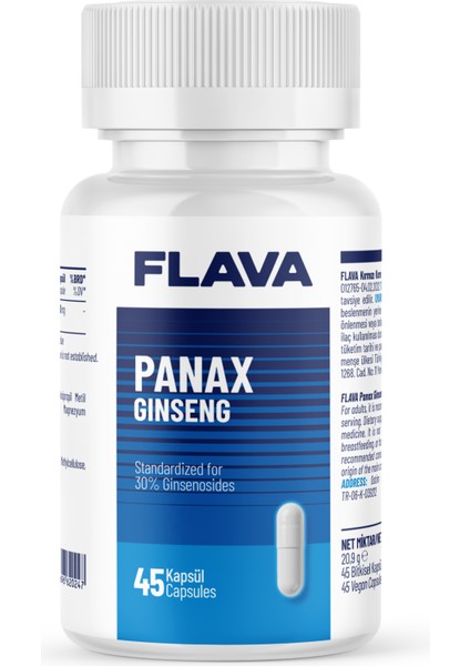 Panax Ginseng - 45 Kapsül