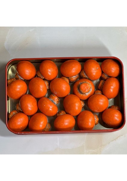 Turuncu Mini Mantar Çikolata Draje 500 gr modelleri