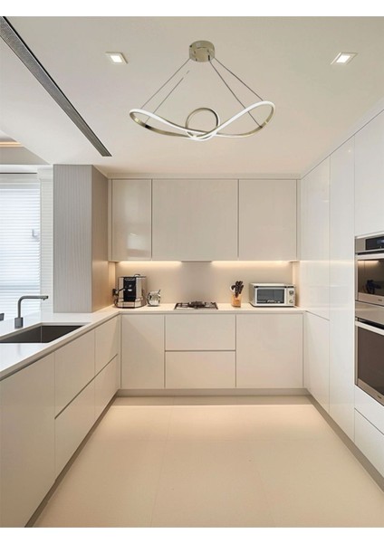 Modern Eskitme Papyon Model 3 Renk Kumandalı (Beyaz & Sarı & Günışığı) LED Avize fiyatları