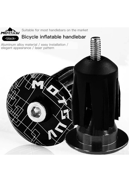 No.8 Tarzı 1 Çift Bisiklet Gidon Kör Tapalar Mtb Yol Bisikleti Bisiklet Alüminyum Gidon Sapları Gidon Kapağı Bisiklet Aksesuarları (Yurt Dışından)