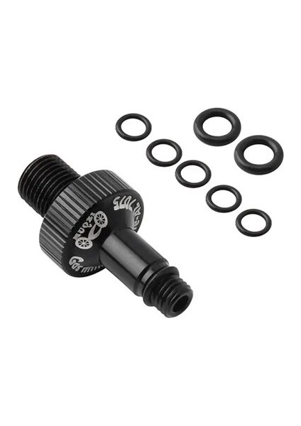 Siyah Stil Yüksek Li Bisiklet Hava Şok Pompası Adaptörü Amortisör Vanası Adaptörü Rockshox Monarch, Dt Swıss Xmm, Marzocchi (Yurt Dışından)