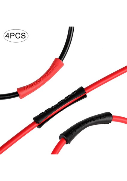 Kırmızı-4pcs Tarzı 4 Adet Bisiklet Dış Fren Dişli Kablo Sarma Koruyucu Kapak Bisiklet Fren Vites Hattı Kol Bisiklet Çerçeve Koruyucu Kılıf Aksesuarı (Yurt Dışından)