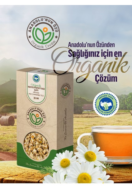 Organik Mayıs Papatyası Çayı ''30gr'