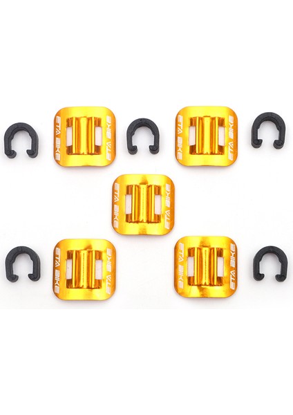 Altın Tarzı Ack Kılavuz Dönüşüm Çerçevesi Sabit Kelepçe Bisiklet Bisiklet Boru Koltuk Alüminyum Klip Fren Kablosu Yağ Borusu C Şekli Toka (Yurt Dışından)