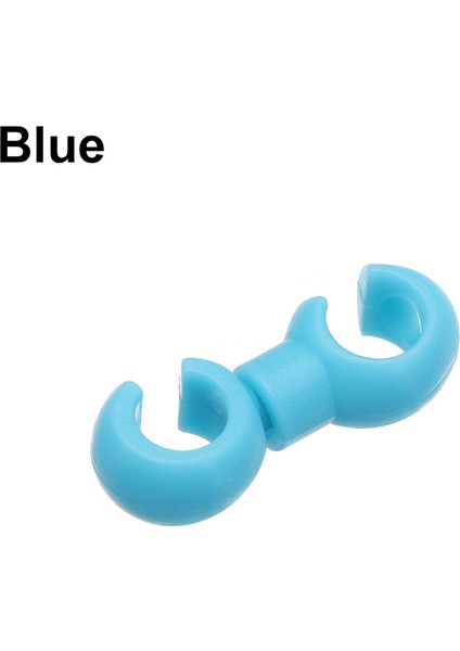 Mavi Stil Bisiklet Fren Hattı Boru Çapraz Çizgi Klipleri Kordon Sarıcı Organizatör Kelepçe S Tarzı Renkli Hortum Tokası Konut Için (Yurt Dışından)